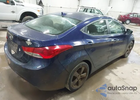 2012 Hyundai Elantra Gls z USA, uszkodzony, nr VIN 5NPDH4AE3CH064083